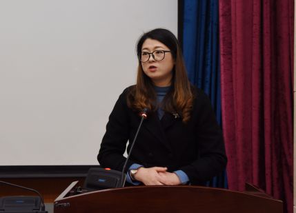 麻醉学院交流汇报现场