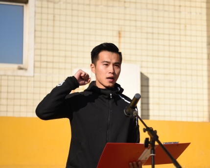 裁判员代表宣誓